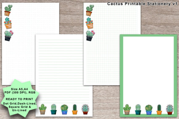 Download Cactus Printable Stationary 1 - Cactus printable Collection