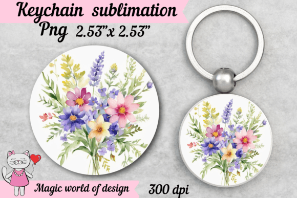 Download Wildflowers Sublimation Printing Round - Sublimation printing Collection