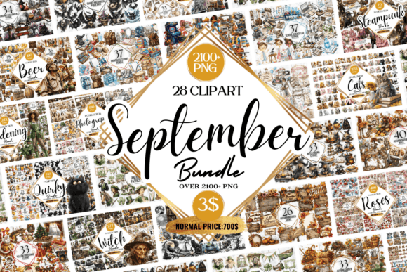 Download The September Clipart Huge Bundle - Huge bundle Collection