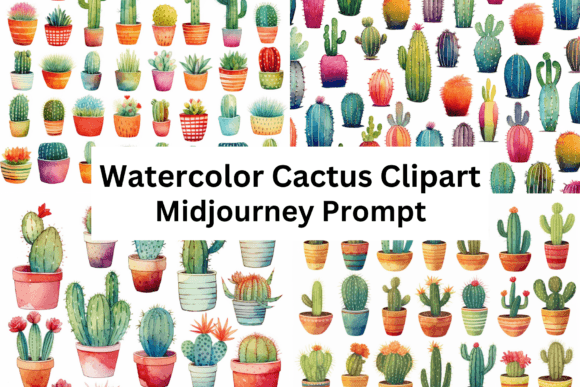Download Watercolor Cactus Clipart - Watercolor cactus Collection